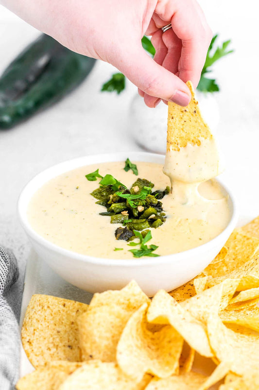 CHILITO'S SIGNATURE ROASTED POBLANO QUESO DIP  Refrigated or Frozen (44oz Pan) Available for Pickup